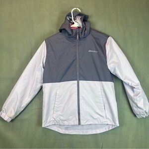 Eddie Bauer Girls Youth 3-in-1 Jacket, Purple Size Med 10/12 USED SEE DESCRIPT